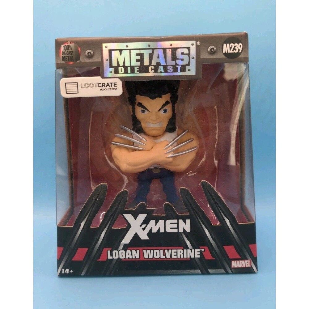 Metals Die Cast X-Men Logan Wolverine Figure Lootcrate Exclusive Jada Toys